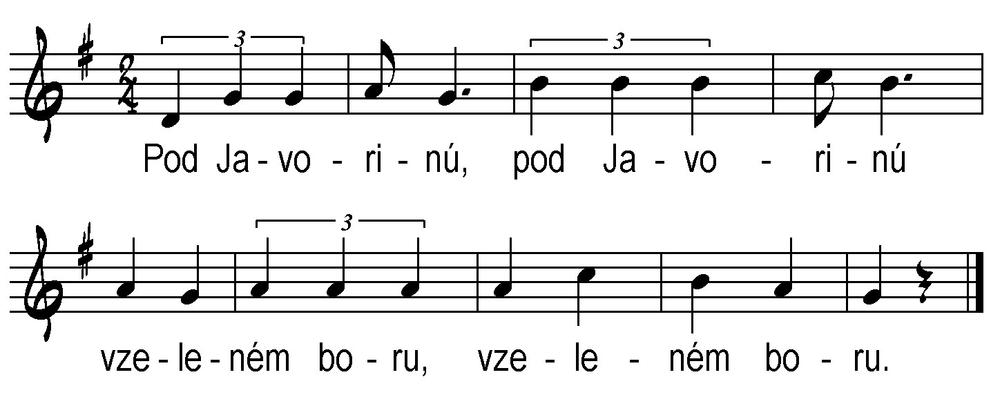 Pod Javorinú v zeleném boru (Boršičané, 2008)